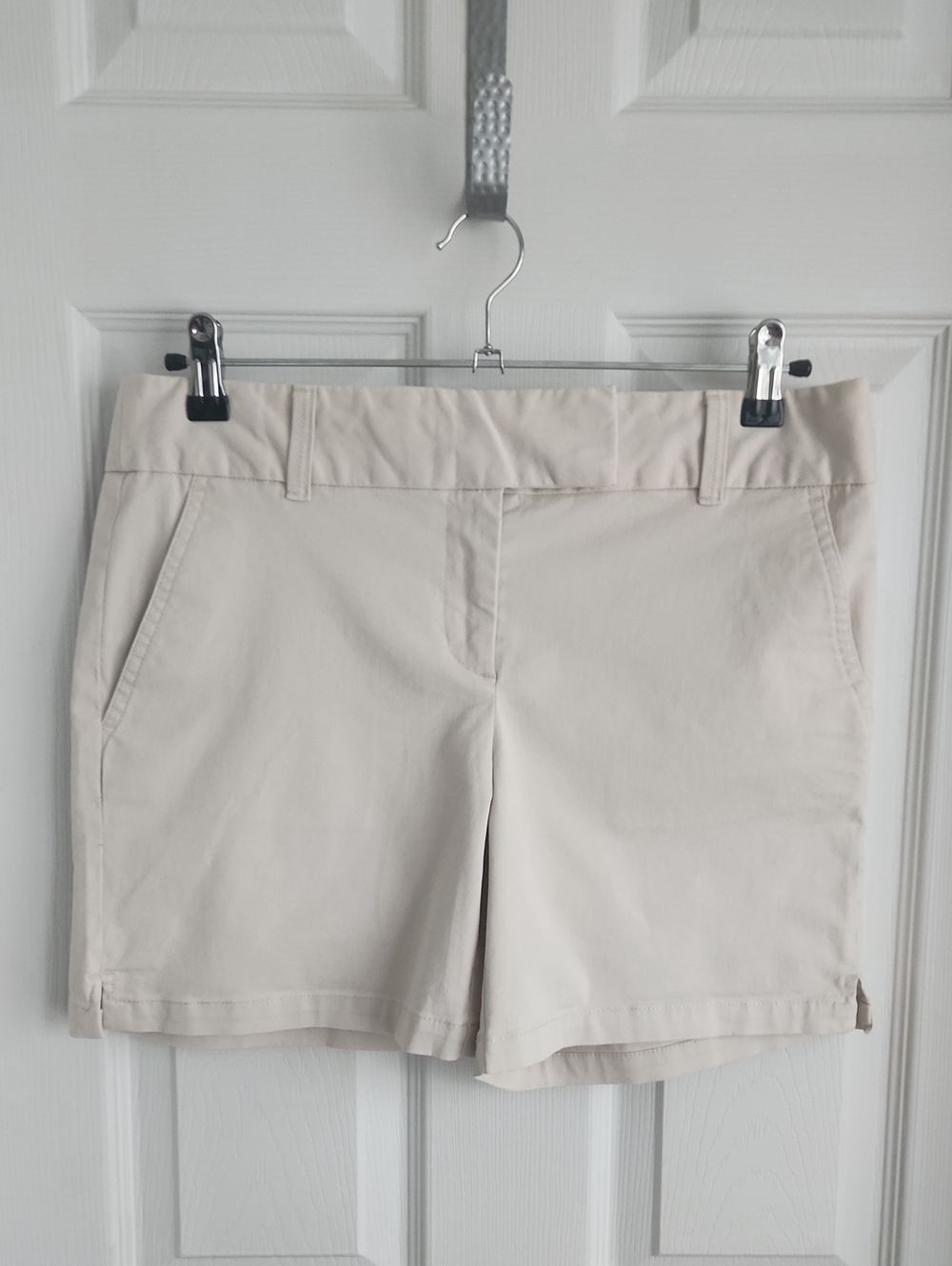 LOFT Cream Bermuda Shorts